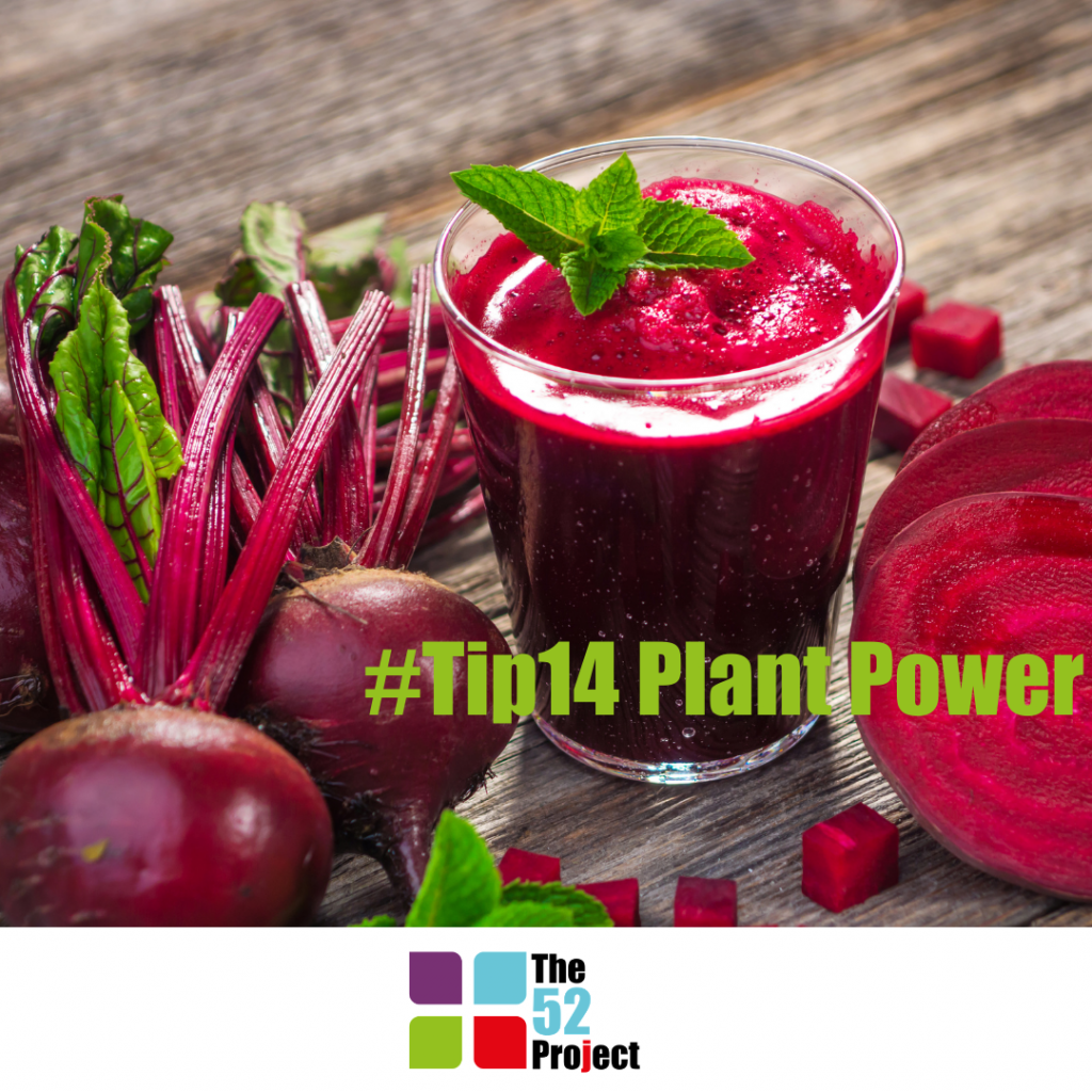 plant power, beetroot, beetroot juice, wellbeing, nutrition, stamina, the 52 project, performance, dulcie swanston, 52 tips