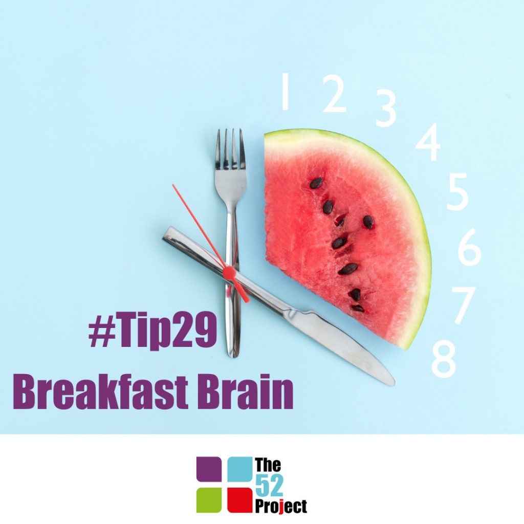 breakfast, breakfast brain, intermittant fasting, katie maycock, the 52 project, the 52 tips