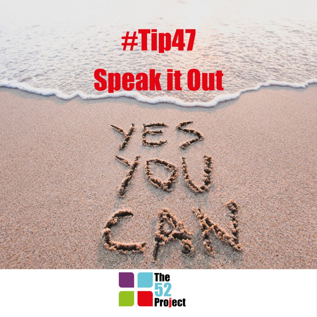 affirmations, speak it out, the 52 project, dulcie swanston, iain price